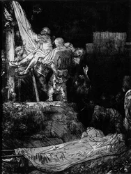 The Descent from the Cross with a Torch, 1654